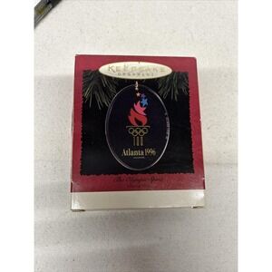 Autographed Atlanta 1996 The‎ Olympic Spirit Hallmark  Ornament  By Rocky Lane